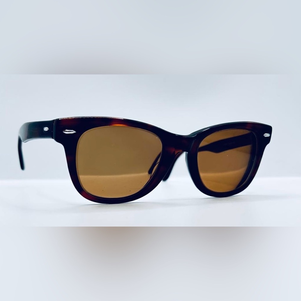 Vintage Surfer Brown Oval Rectangular Sunglasses Frames Only